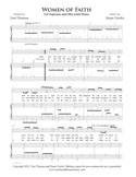 Women of Faith Sheet music image