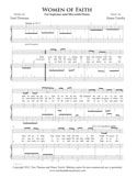 Women of Faith Sheet music image